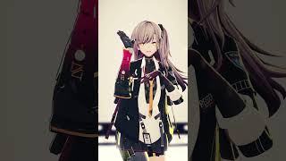 【MMD ドールズフロントライン２／リヴァ/Leva】UMP45/APT【少女前线2：追放】莱娅　＃ゲーム