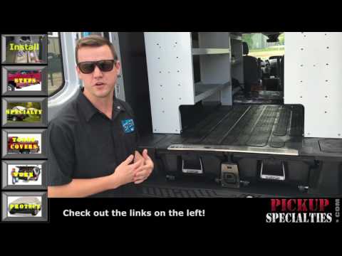 DECKED Van and Truck Bed Drawers and Cargo Organizers