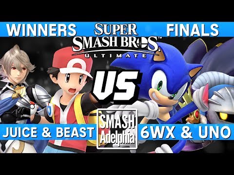 Smash Ultimate - Juice & Beast (PT / Corrin) vs 6WX & Uno (Sonic / MK) - SDA Ultimate WF