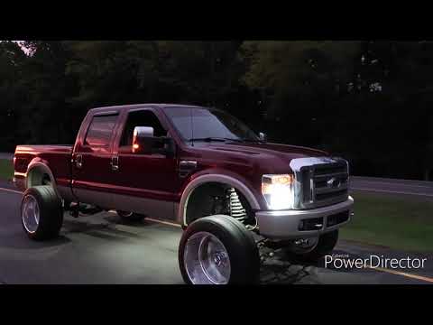Lifted 6.4L Powerstroke on 24x14 American Forces