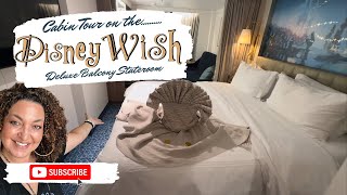 Disney Wish Deluxe Balcony Stateroom/Cabin Tour