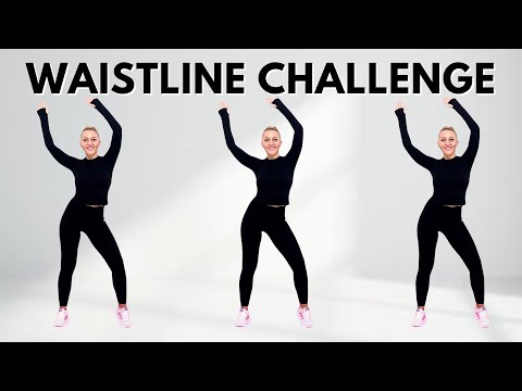 🔥25 MIN WAISTLINE CHALLENGE🔥NO JUMPING🔥SHAKE &TONE WORKOUT for ABS, OBLIQUES & ARMS🔥UPPER BODY TONE🔥