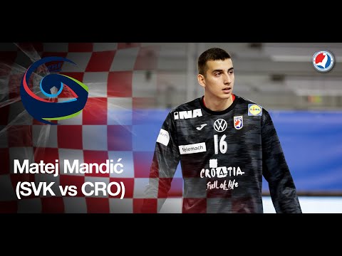 Fantastična obrana mladog Mateja Mandića! I Slovačka vs Hrvatska I EHF EURO Cup