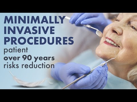 Minimally invasive procedures. Patient over 90 years. Risks reduction