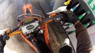 preview picture of video 'moto enduro ktm 530 exc,Sainte Maxime,France,le 8 octobre 2013'