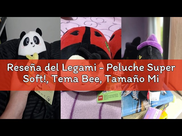 Vídeo relacionado con Legami - Peluche Super Soft!, Tema Giraffe, Tamaño Mini, con Tarjeta de Identificación Personalizable, se sostiene Solo, 14x15x12 cm