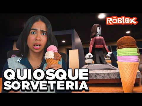 SOBREVIVA NESSE QUIOSQUE SORVETERIA ASSOMBRADO NO ROBLOX