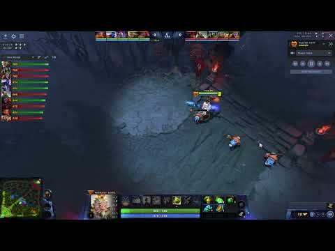 Triple courier snipe with my boy monkey king - Dota 2