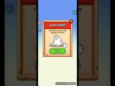 Simon's Cat Pop Time Level 495 Fail
