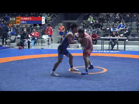 1/4 GR - 63 kg: D. ISLAMOV (MDA) v. S. OTA (JPN)