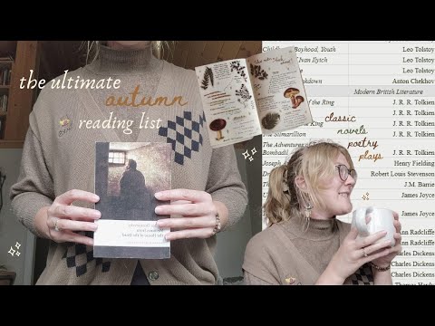 the ultimate autumn reading list // classic novels, plays, poems, and non-fiction // best fall reads