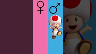 Super Mario Characters Genderbend Edit | #supermariobros #shorts