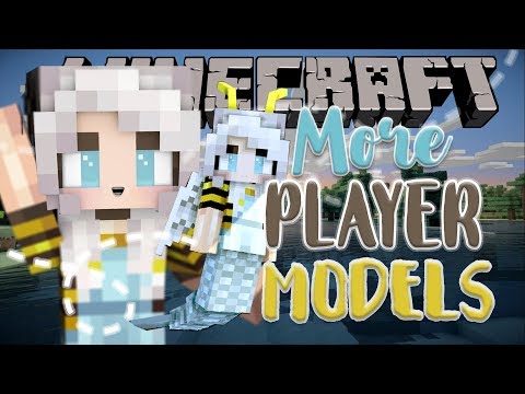 More Player Models | WINGS & MERMAID TAIL & EARS | Minecraft Mod Showcase
