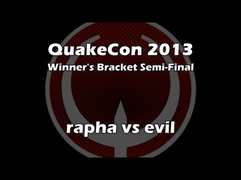rapha vs evil - QuakeCon 2013 Winner's Bracket Semi-Final [Aug. 1, 2013] (Quake Live VOD)