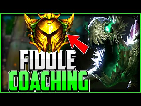 HOW TO CARRY WITH FIDDLESTICKS JUNGLE [GOLD FIDDLESTICKS COACHING] - KingStix Challenger Coaching