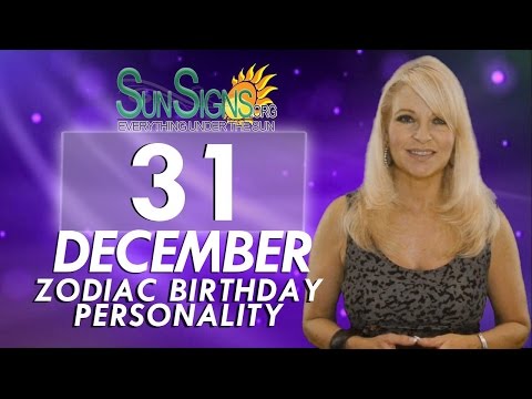 December 31st Zodiac Horoscope Birthday Personality - Capricorn - Part 2
