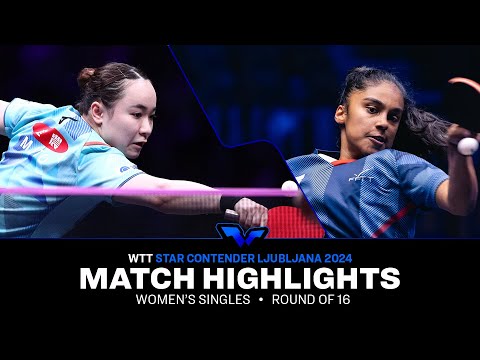 Mima Ito vs Prithika Pavade | WS R16 | WTT Star Contender Ljubljana 2024