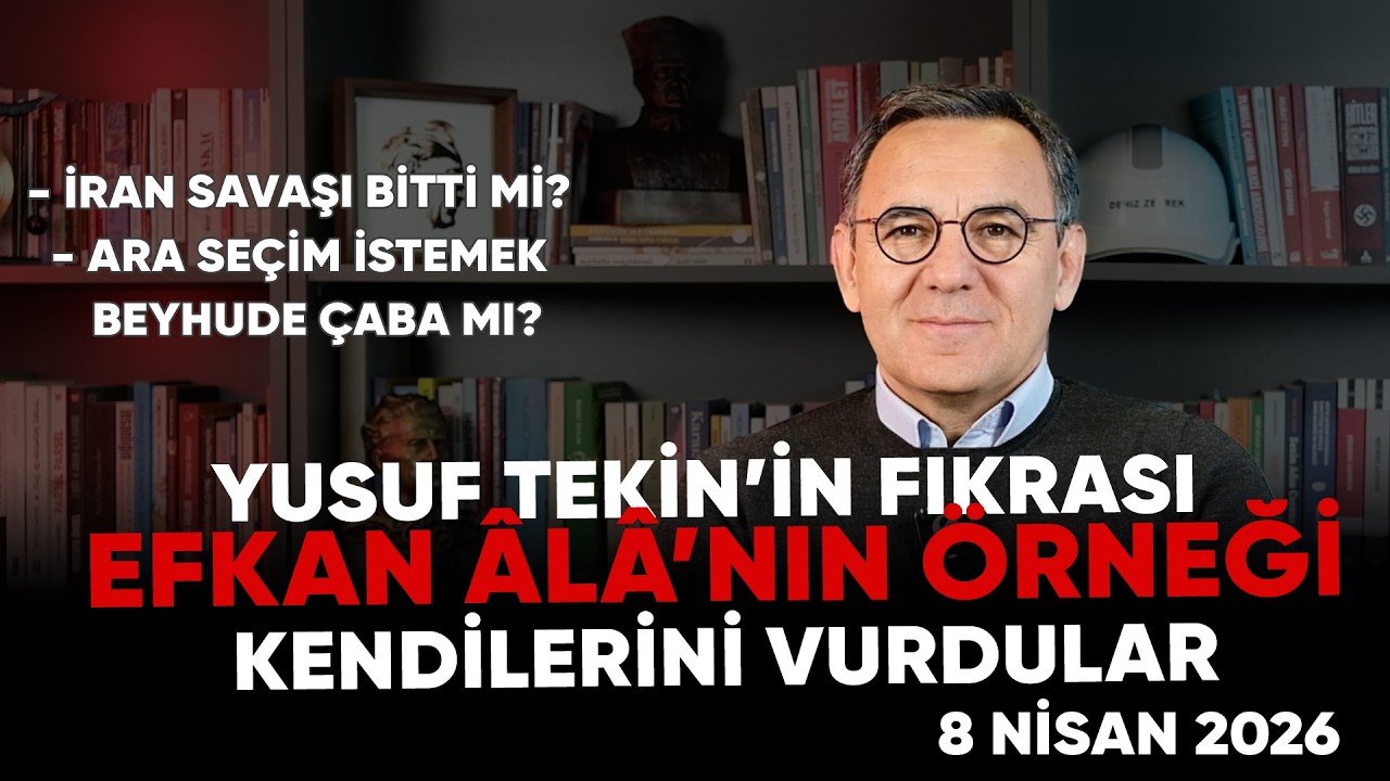 Deniz Zeyrek: "Yusuf Tekin’in fıkrası Efkan Âlâ’nın örneği KENDİLERİNİ VURDULAR"