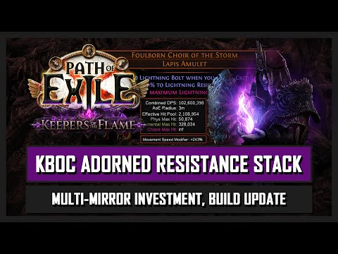 [POE 3.27] Res/Mana stack Kinetic Blast Guardian: High end build overview
