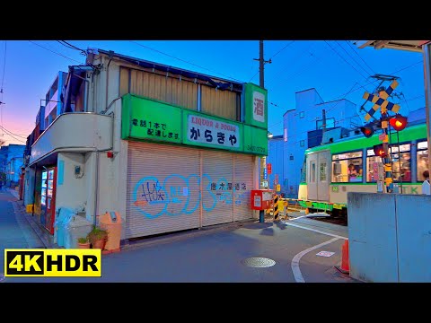 [4K/HDR] Evening Walk Through Tokyo Backstreets Sangenjaya to Shimokitazawa | Japan