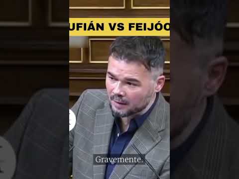 Battle of respect Congress Exchange between Feijóo and Rufián on respect and the hypocrisy of the...