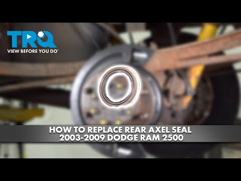 How to Replace Rear Axle Seal 2003-2009 Dodge Ram 2500