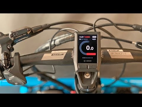 Impostazioni del display della bici elettrica Bosch Kiox