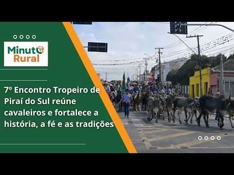 7º Encontro Tropeiro de Piraí do Sul reúne cavaleiros e fortalece a história, a fé e as tradições
