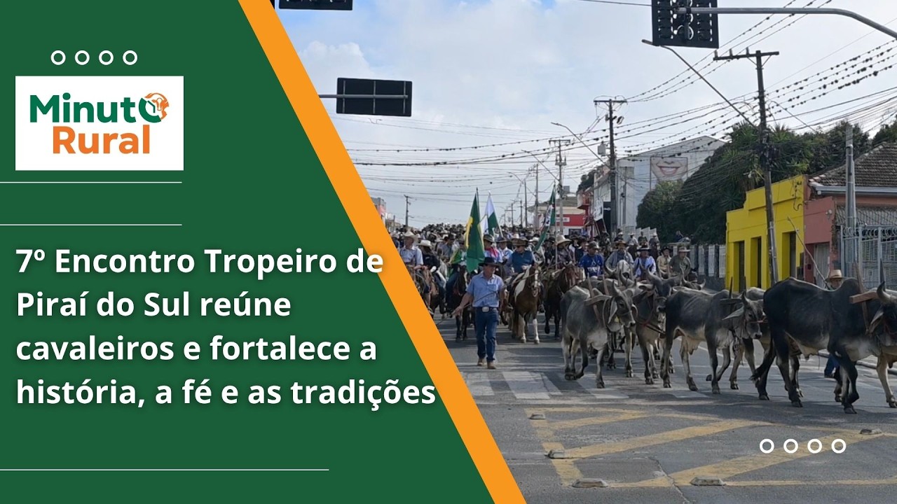 7º Encontro Tropeiro de Piraí do Sul reúne cavaleiros e fortalece a história, a fé e as tradições