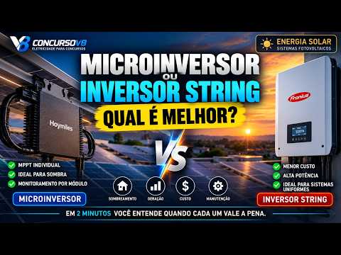 Microinversor ou Inversor String: Qual é Melhor no Sistema Solar?