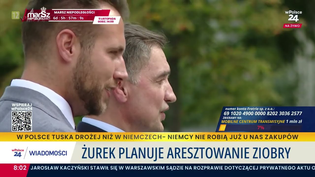Żurek planuje aresztowanie Ziobry! Co wiemy na ten temat? Wiadomości wPo...