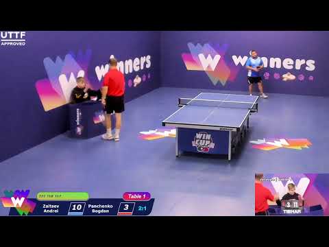 WINners CUP table 1 27.09 Zaitsev Andrei - Panchenko Bogdan 12:30