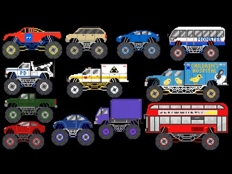 Monster Vehicles 7 - @TheKidsPictureShow