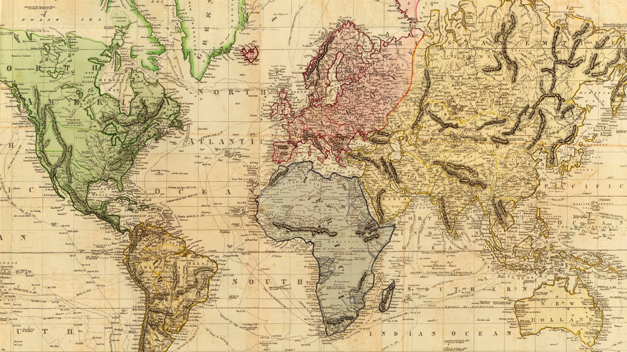 Vintage World Map (1831)