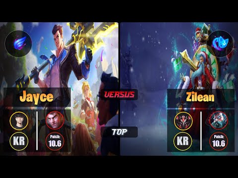 Roach JAYCE (Top) [Phase Rush] VS ZILEAN - Grandmaster KR Patch 10.6