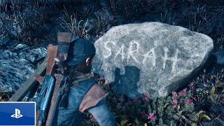 Deacon visits Sarah's Grave at the helicopter crash site. Emotional Moment - DAYS GONE - #4K