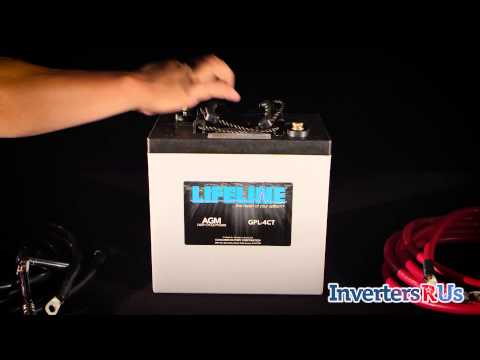 Lifeline GPL-4CT 6 Volt AGM Deep Cycle Battery