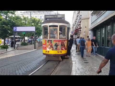 Lisbon Trams 547 on Line 24 Lisbon on 24/05/23