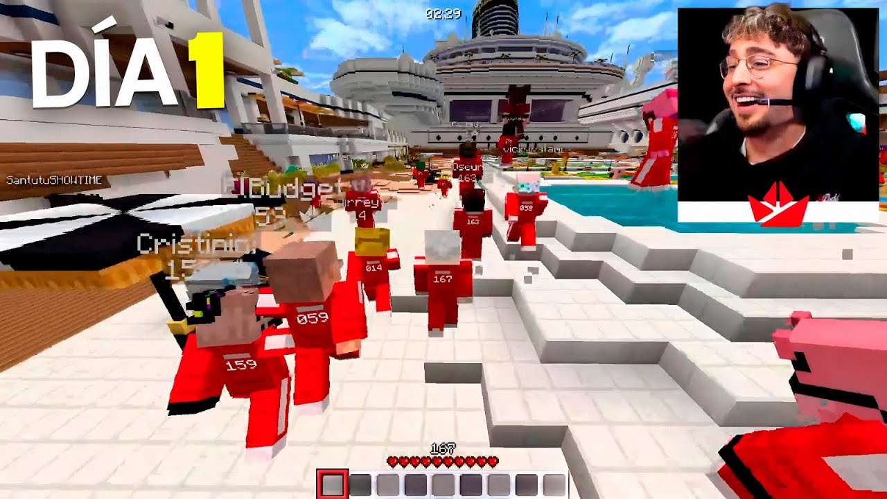 INTENTANDO SOBREVIVIR 🔥🏆Squid Craft Games #1