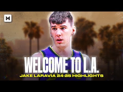 JAKE LARAVIA WELCOME TO THE LAKERS!!
