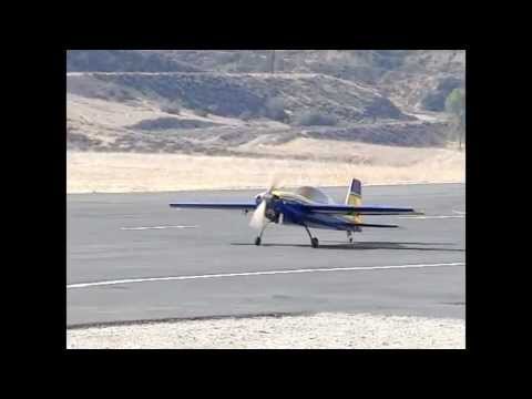 300fps Slow motion R/C aircraft taxiing -Crosswinds Field (CCW) V12871