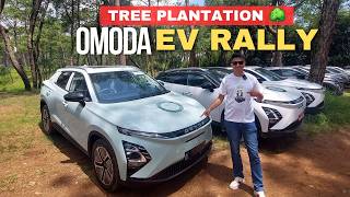 Omoda e5 EV Rally and Tree Plantation at Dollu Community Forest