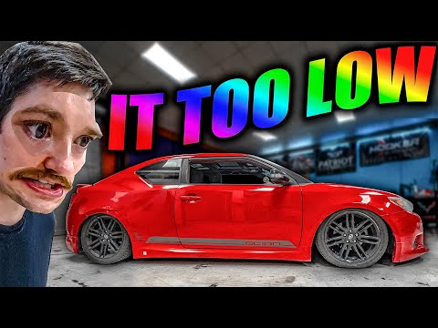 Putting $3000 Air Ride Suspension on my WRECKED SCION TC