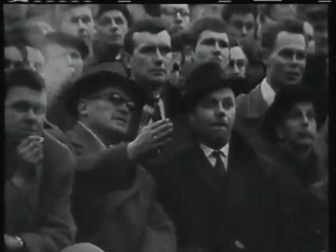 ECC 1960-61. Quarter-finals. Hamburger SV - Burnley FC. Highlights.