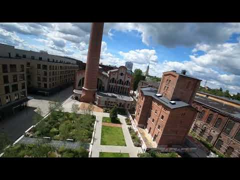 ECHO FUZJA Łódź. Nagrane dronem FPV Nazgul Ewoqeu F5X i CineLog30