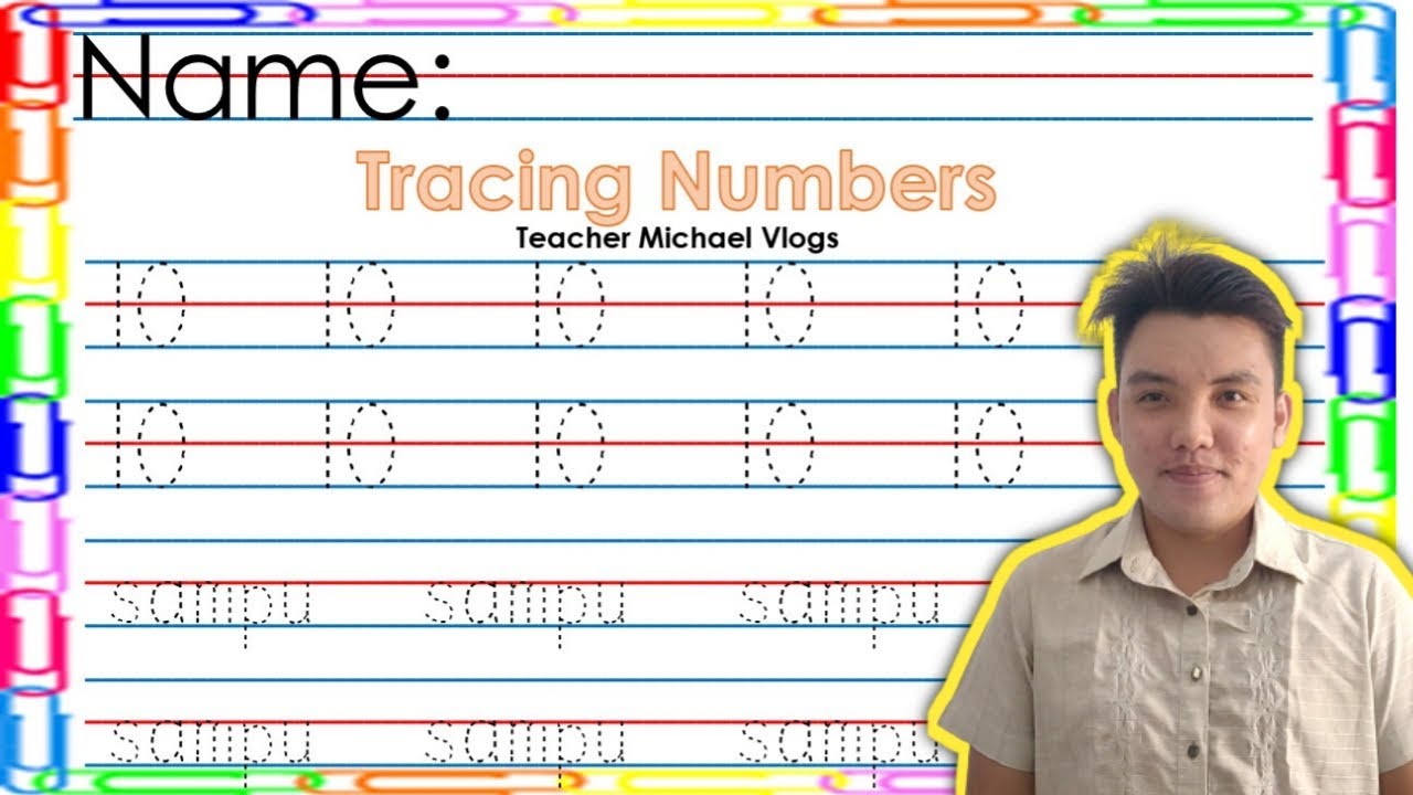 Number Tracing 1-10 | Free Download