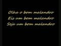 BOM MALANDRO (MUSICA E LETRA) 