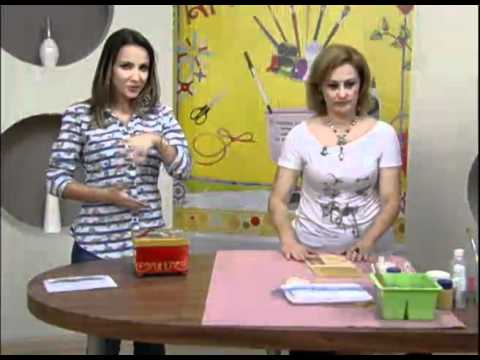 Mulher.com 11/11/2011 - Caixa natalina para lavabo