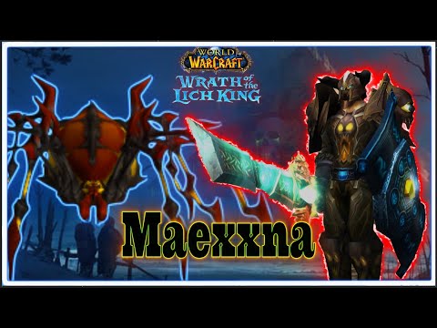 WOTLK Naxxramas 10 - Maexxna - Protection Warrior POV [ Main Tank ]