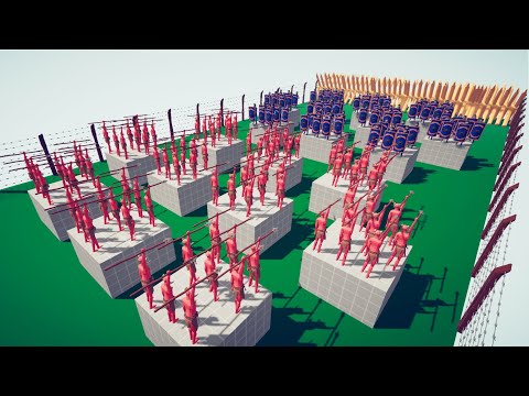 50X RANGED UNITS vs 50X SHIELD UNITS | TABS - Totally Accurate Battle Simulator